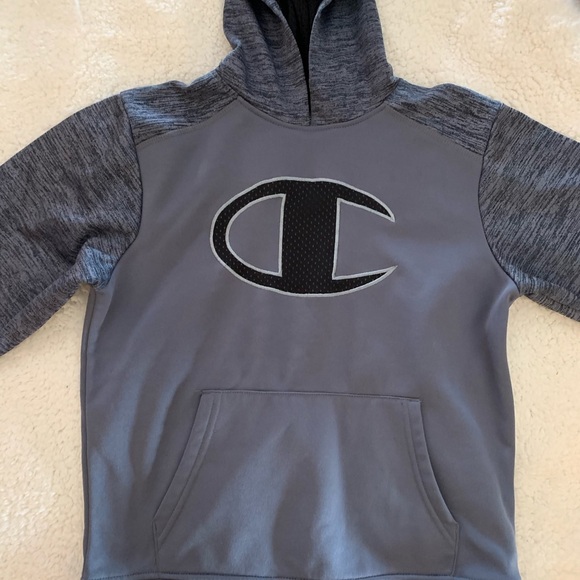 NWOT YOUTH CHAMPION LOGO HOODIE - Picture 1 of 5